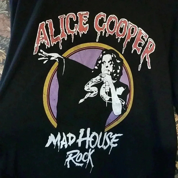 NWT  Alice Cooper mad house rock tee shirt - Picture 2 of 3